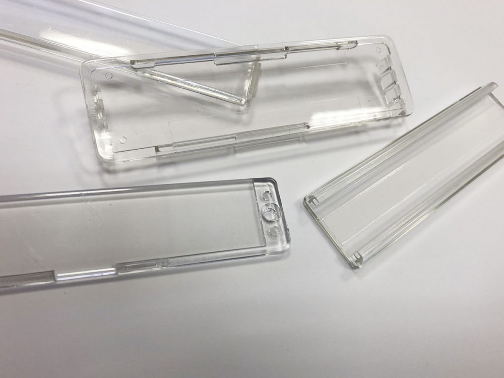 Porte étiquette transparent