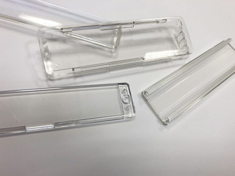 Porte étiquette transparent